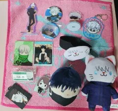 まとめ 呪術廻戦 五条 五条 悟 猫ぬいぐるみ ふわコロりん アクリル カード キーホルダー