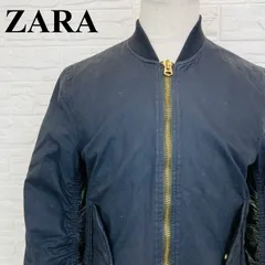 ZARA ザラ MA-1ジャケット ネイビー S 0199K