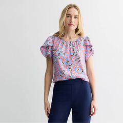 Rene ❁ Early Spring Navy Frill Knit 34 - メルカリ
