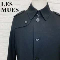 LES MUES レミュー トレンチコート ステンカラー アウター 黒 S 0211K