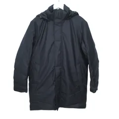 ユナイテッドアローズ UNITED ARROWS 長袖 ダウンコート ALLIED FEATHER＆DOWN フード ウール Mサイズ ネイビー k329920 0107 