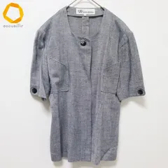 タケオニシダ TAKEO NISHIDA ジャケット ノーカラー 半袖 レディース [x995415]のサムネイル