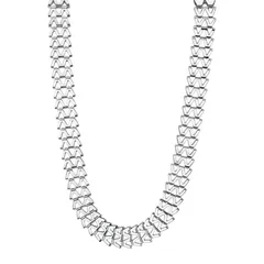 1928 レディース アクセサリー ネックレス・チョーカー・ペンダントトップ レース 1928 Zig Zag Necklace Silver Tone シルバー