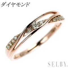 K18PG ダイヤモンド リング