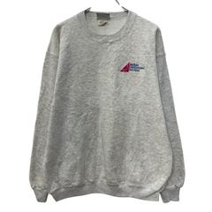 USA製 Lee ロゴスウェット トレーナー L ライトグレー リー プルオーバー ワンポイント刺繍 裏起毛 スウェット 秋物 a803-5872