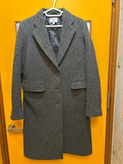 Y【Y2-75】◇ UNIQLO INES DE LA FRESSANGE サイズL ロングコート　グレー　レディース