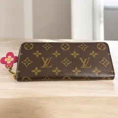 v26 クレマンス ルイヴィトン 長財布　フラワー　モノグラム ピンク