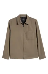 セオリー メンズ アウター ジャケット・ブルゾン ウール シャツ Theory Travel Motion Wool Blend Overshirt Morelのサムネイル
