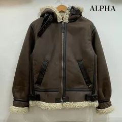 アルファ フェイク ムートン ジャケット ボア ジップアップ ブルゾン フルジップ ベルト メンズ S ISItems【USED】【古着】【中古】50154882のサムネイル