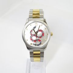 GUCCI腕時計メンズ 蛇 スネークウォッチYA1264076 希少個性的 稼働