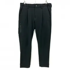 【美品】オークリー パンツ 黒 ロゴ刺しゅう ストレッチ  メンズ 2XL ゴルフウェア Oakley