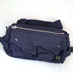 PORTER STUSSY ボディバッグ ネイビー - メルカリ