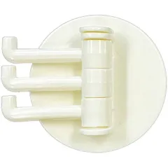 （まとめ買い）ベロス 三連フック 粘着タイプ SH-6051N 【5個セット】