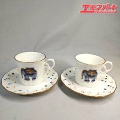 NARUMI ナルミ カップ＆ソーサー2客セット 幸せを呼ぶ象 - メルカリ