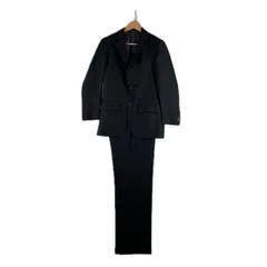 美品 RALPH LAUREN ラルフローレン ストライプ オールシーズン セットアップ ウール ブラック メンズ【古着】【中古】【送料無料】