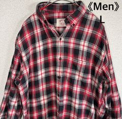 Brooks Brothers チェック シャツ L コットン100% ボタンダウン X-Slim 赤 チェックシャツ