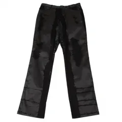 ジャンポールゴルチエ オムJean Paul GAULTIER HOMME コーティングコットンストレッチパンツ 黒46のサムネイル