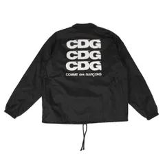 コムデギャルソンCDG バックロゴナイロンコーチジャケット 黒Lのサムネイル