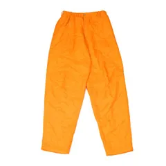 ヨウジヤマモト プールオムYohji Yamamoto POUR HOMME ナイロンランダムステッチキルティングパンツ オレンジMのサムネイル