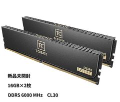 新品】T-CREATE DDR5 32GB 6000MHz CL30 メモリ - メルカリ