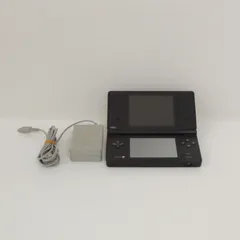 [NI] ジャンク品　ニンテンドー DSi　本体　ブラック　黒　カメラ　ACアダプター　充電器　WAP-002　Nintendo　任天堂　2点まとめて