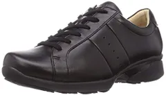 新品 [アシックスウォーキング] ウォーキングカジュアル 軽量ナビゲーションスニーカー ファスナー付き 3E レディース ブラック116 22.0 cm