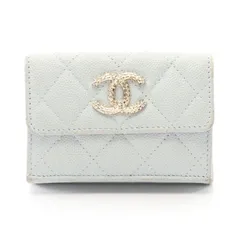 CHANEL シャネル マトラッセ スモールフラップウォレット 三つ折り財布
