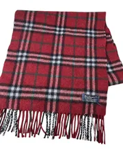 バーバリー Burberrys カシミヤ100% マフラー ノバチェック 英国製