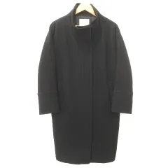ジャーナルスタンダード JOURNAL STANDARD ロング ハイネック ウール コート ジャケット F 黒 ブラック