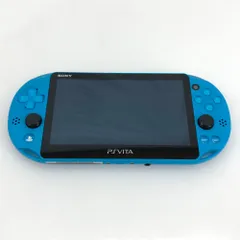 05w18903T 【PS VITA】PlayStation VITA 本体のみ PCH-2000 アクアブルー メモリーカード8GB ＊動作確認/初期化済み＊【中古品】