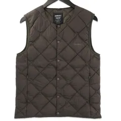 GRAMICCI × TAION グラミチ インナー ダウンベスト G4FU-J100-TG タイオン INNER DOWN VEST クルーネック ダークブラウン S 71015222のサムネイル