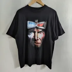 WWE 2005 Wrestle mania レッスルマニア 21 半袖 Tシャツ Smack Down vs. Raw 両面プリント 古着 VINTAGE コットン ブラック系 C493