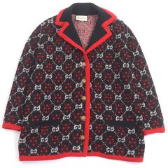 美品 グッチ ジャケット ホースビット インターロッキング レザー