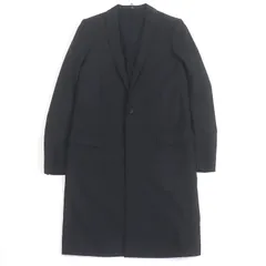 未使用品□Dior HOMME ディオールオム 8H3131360687 ロングジャケット チェスターコート ブラック 44 ハンガー付き イタリア製 正規品 メンズのサムネイル