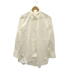 NOBLE (ノーブル) バックボタンレギュラーオーバーシャツ ホワイト FREE