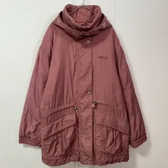 【ヴィンテージ】FILA フィラ 中綿 ジャケット ドローコード ロゴ パープル ピンク　　　　T-125