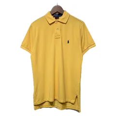 POLO by RALPH LAUREN　ポロシャツ　半袖　シャツ　トップス　ハーフボタン　無地　ワンポイント　ブランドロゴ　スモールポニー　刺しゅう　CUSTOM FIT　古着　/0111