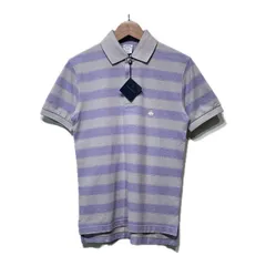 Brooks Brothers　ポロシャツ　半袖　シャツ　トップス　ハーフボタン　ボーダー　ワンポイント　ブランドロゴ　刺しゅう　SLIM FIT　古着　/0111