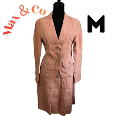 Max&Co. セットアップ ジャケット スカート リネン混 M相当