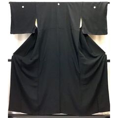 黒 紋付 喪服 袷着物 都舞手 誰でもすぐ着用できます - メルカリ