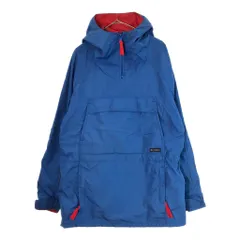 80年代 Columbia コロンビア アノラックパーカー マウンテンパーカー アウトドア ブルー(メンズ L)中古 古着 X5092