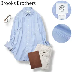 【上質】 USA製 ブルックスブラザーズ Brooks Brothers 長袖 コットン オックスフォード フライデーシャツ ボタンダウン BD シャツ BBO サックスブルー トラッド メンズ