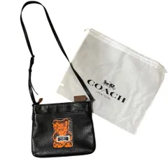 COACH×VANDAL コーチ ヴァンダル ガミーベア ショルダーバッグ レザー ブラック【中古品】A103933RK