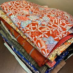 【まとめ売り】着物15枚 リメイク素材　素材バラバラ　ハンドメイド向け