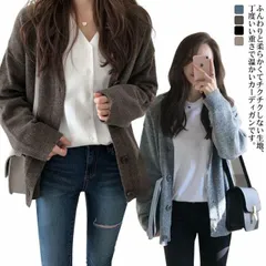 ニットカーディガン レディース 長袖 秋冬 ゆったり 秋服 トップス ショート丈 カーディガン 厚手 ドルマンスリーブ 大きいサイズ オフィス アウター スクール シンプル 可愛い おしゃれ 暖かい#wxn11372