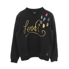 フェンディ FENDI スウェット ロゴ刺繍 コットン スウェット メンズ Used Bのサムネイル
