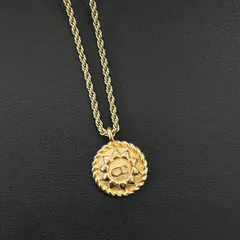 Christian Dior クリスチャンディオール ネックレス CDロゴ ゴールド ヴィンテージ