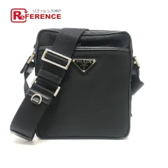 PRADA プラダ ショルダーバッグ トライアングルプレート 2VH112 ナイロン ブラック
