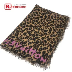 LOUIS VUITTON ルイヴィトン ストール エトール・レオパード M79566 カシミヤ ブラウン