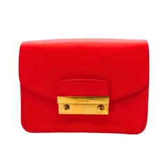 【中古】FURLA フルラ メトロポリスハンドバッグ レディース コンパクト ミニバック ショルダーバッグ シンプル チェーン 上品 A2501955 【無料ギフトラッピング承ります】